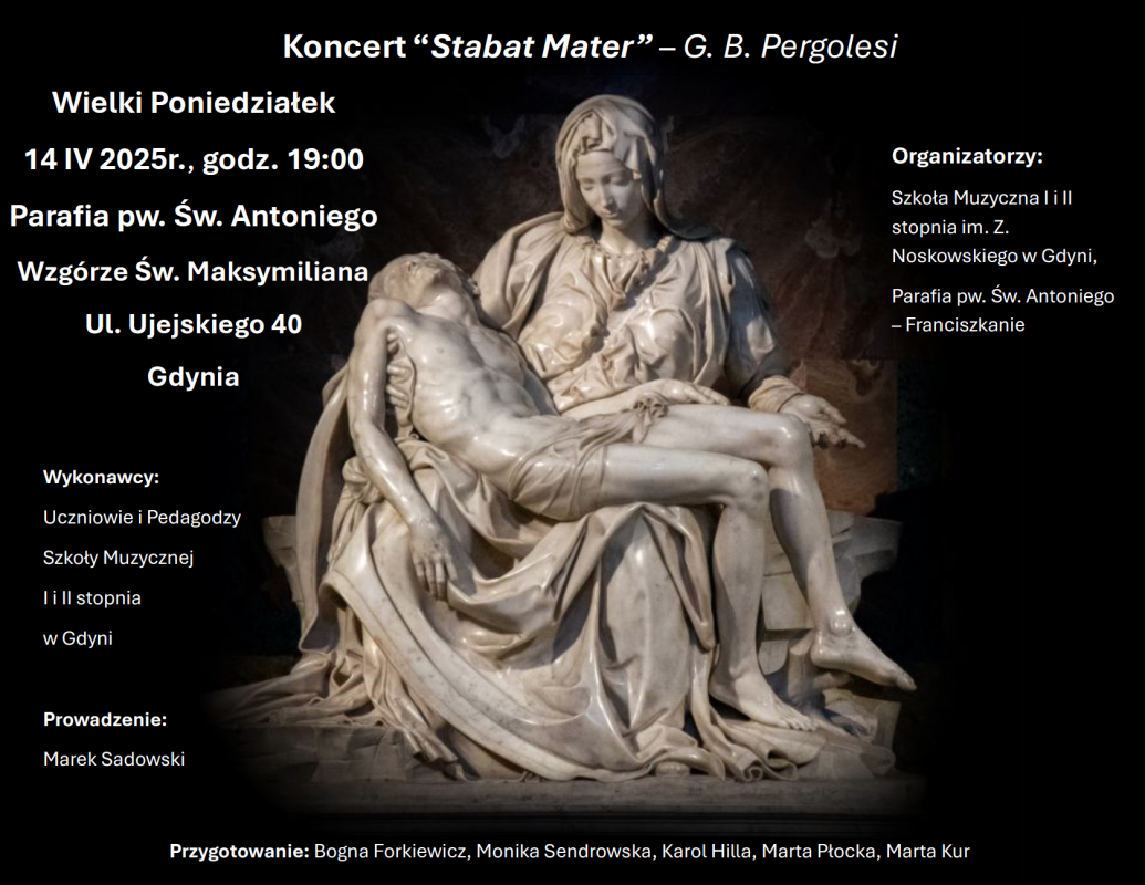 Koncert "Stabat Mater" grafika