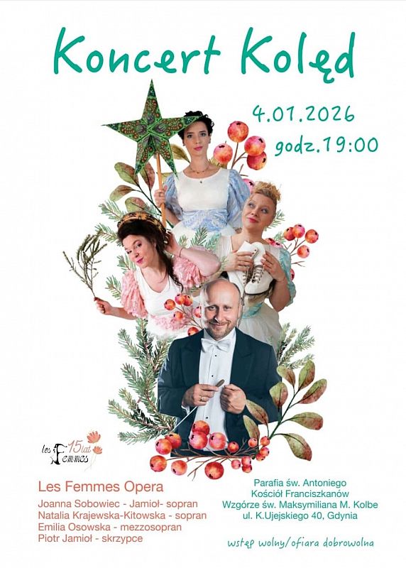 Koncert Kolęd Les Femmes grafika