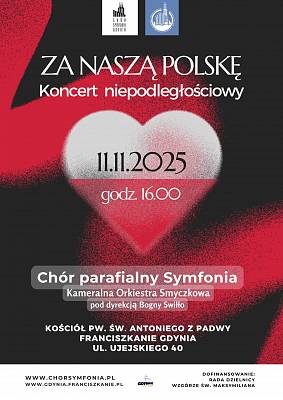 Za naszą Polskę - koncert niepodległościowy